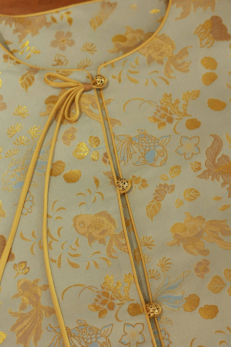 Golden Koi Song Brocade Jacket 金鯉流光宋錦外套