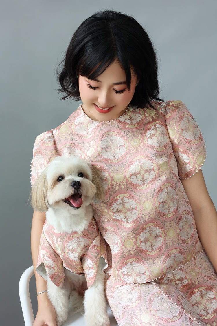 Spring Bud Dog Vest 春蕾粉色狗狗馬甲