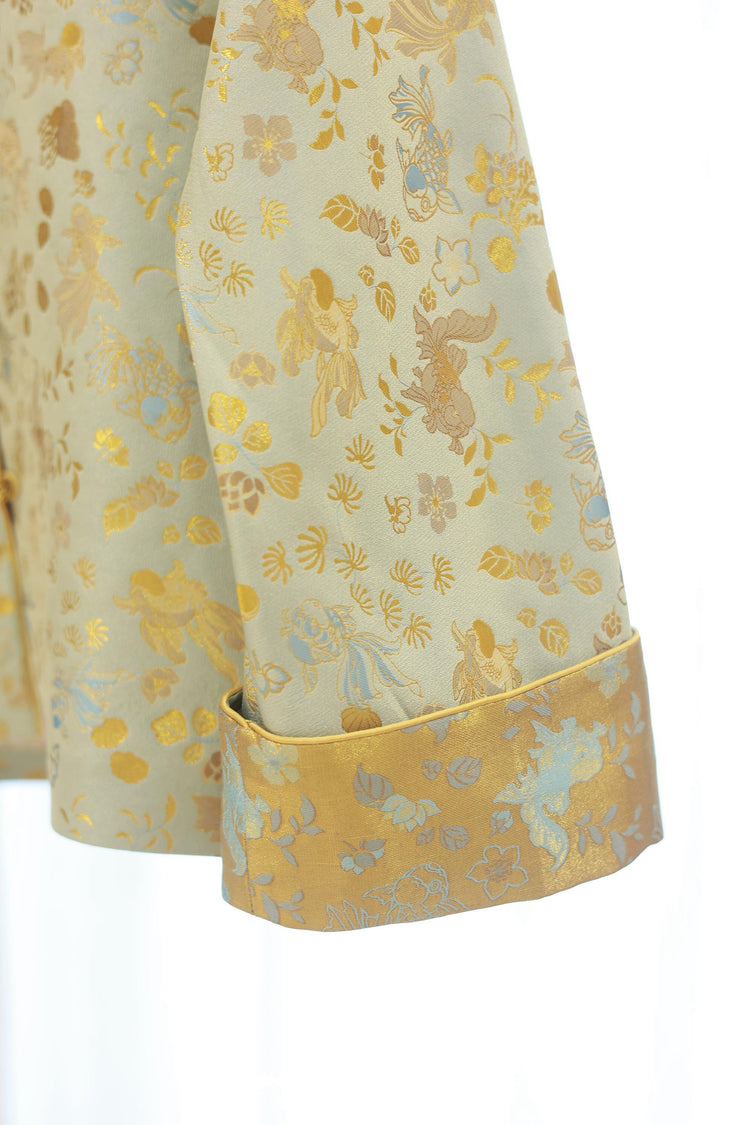 Golden Koi Song Brocade Jacket 金鯉流光宋錦外套