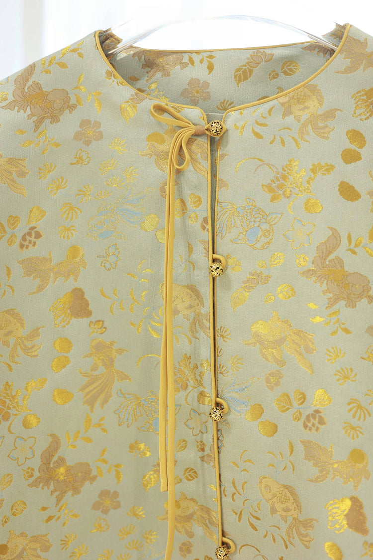 Golden Koi Song Brocade Jacket 金鯉流光宋錦外套
