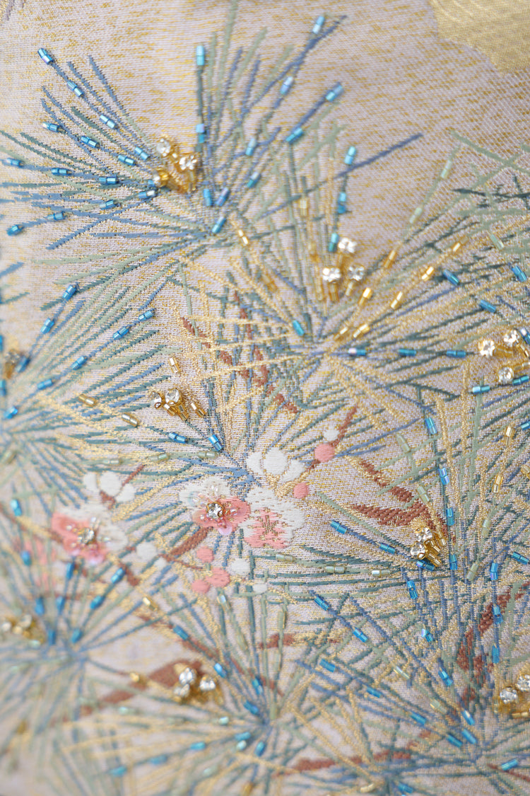 Ephemeral Pines and Clouds Nishijin-ori Vest (Exclusive Piece) 雲影松境西陣織馬甲(孤品)