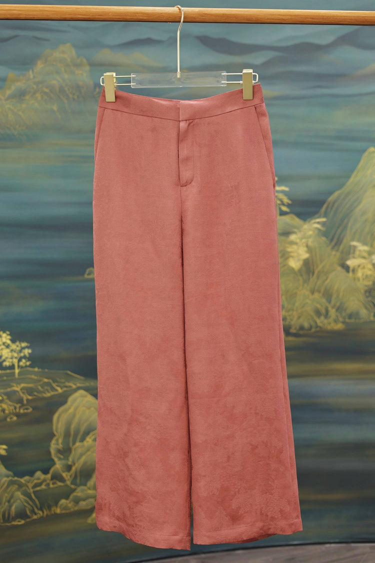 Xiangyunsha Red Lightweight Chinese Style Suit 香雲紗柿子紅新中式套裝