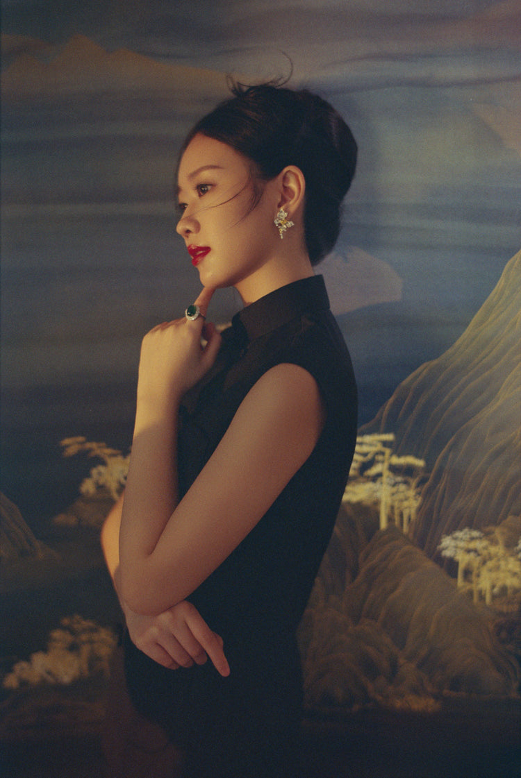 Loro Piana Suit Fabric Qipao Set | Loro Piana授權 全球唯一西裝面料旗袍套裝