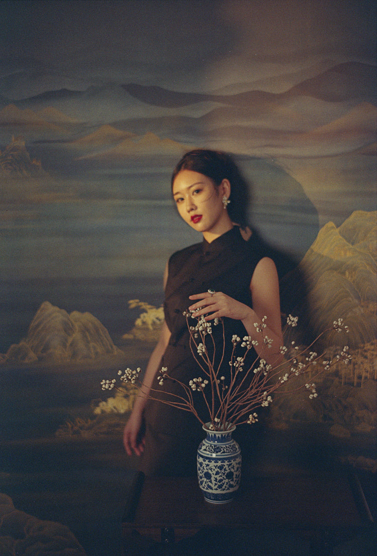 Loro Piana Suit Fabric Qipao Set | Loro Piana授權 全球唯一西裝面料旗袍套裝