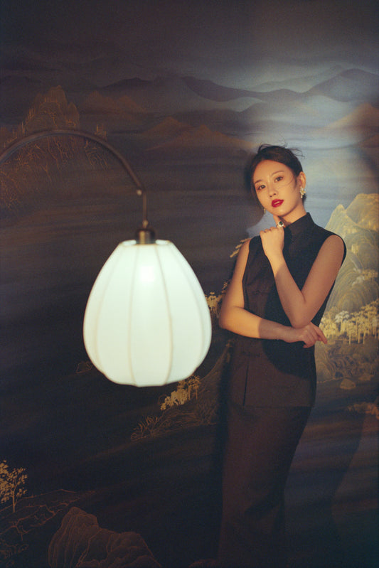 Loro Piana Suit Fabric Qipao Set | Loro Piana授權 全球唯一西裝面料旗袍套裝