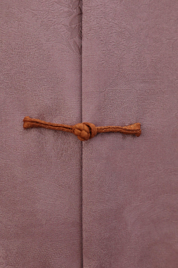 Xiangyunsha Purple Lightweight Chinese Style Suit 香雲紗香芋紫新中式套裝