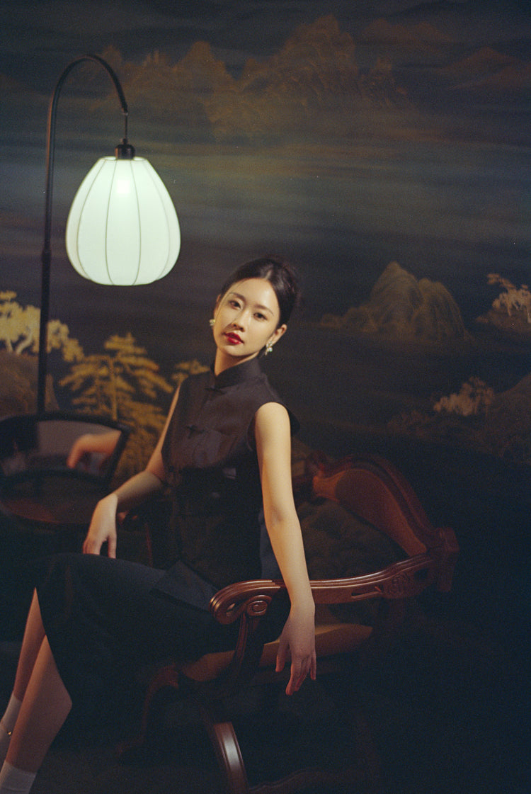 Loro Piana Suit Fabric Qipao Set | Loro Piana授權 全球唯一西裝面料旗袍套裝