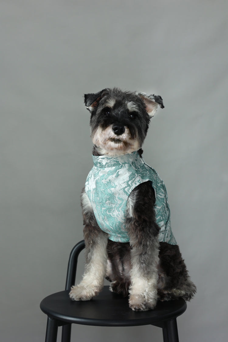 Summer Solstice Blue Dog Vest 夏至藍色狗狗馬甲