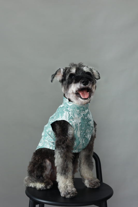 Summer Solstice Blue Dog Vest 夏至藍色狗狗馬甲