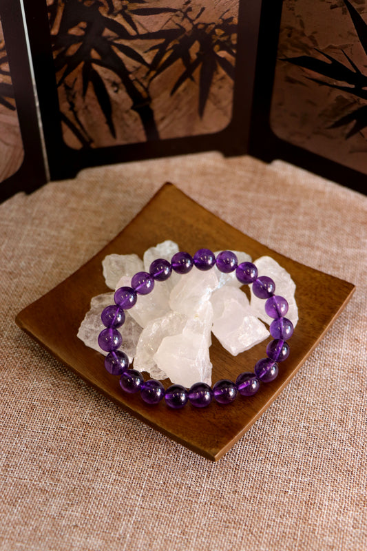 Amethyst Crystal Bracelet 紫晶水晶手串