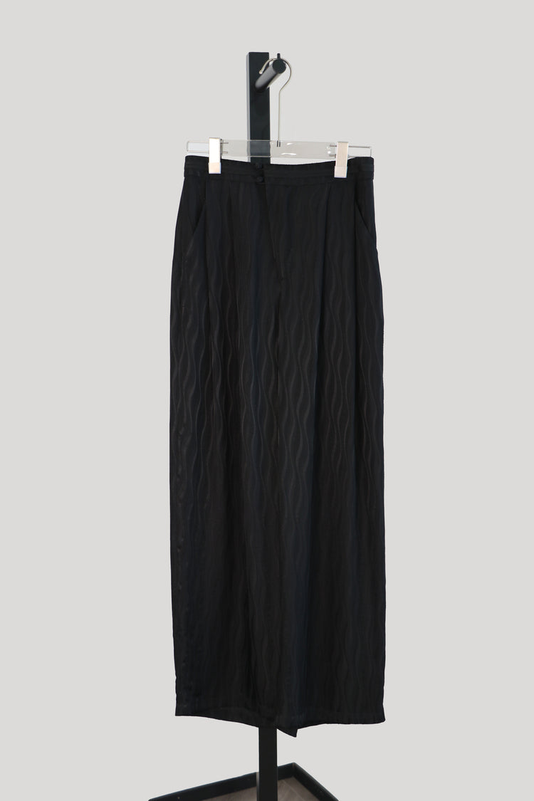 Ripple Jacquard Silk Pants 波紋真絲提花長褲