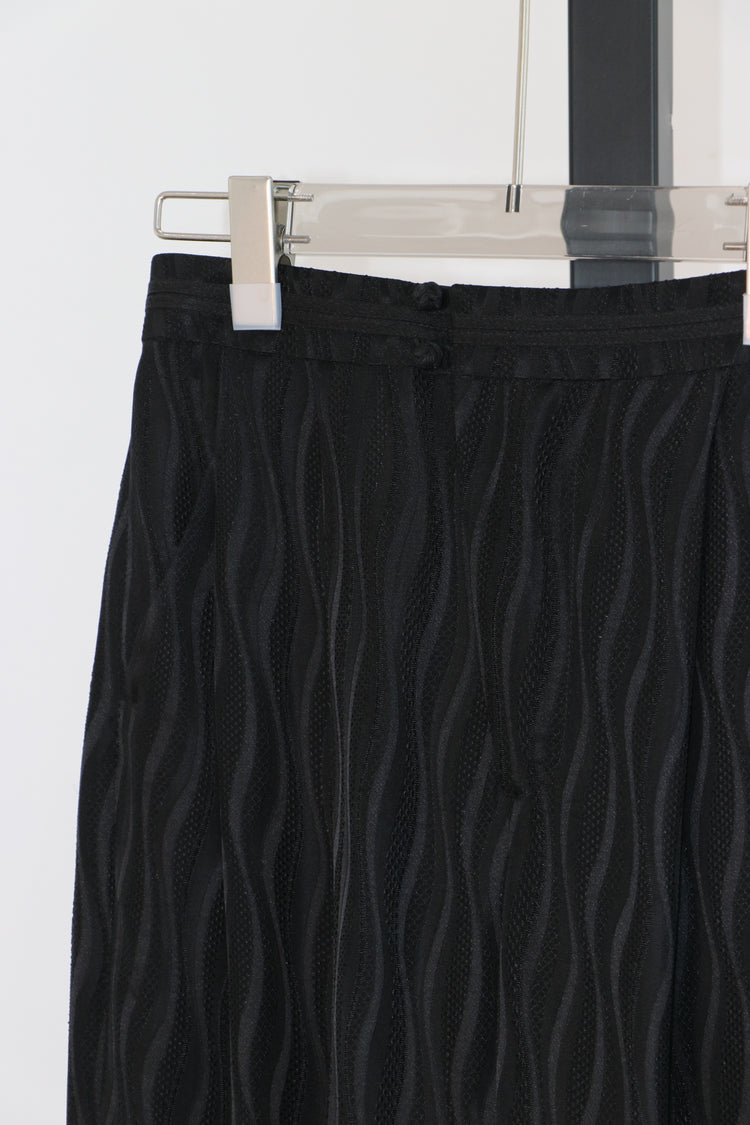 Ripple Jacquard Silk Pants 波紋真絲提花長褲