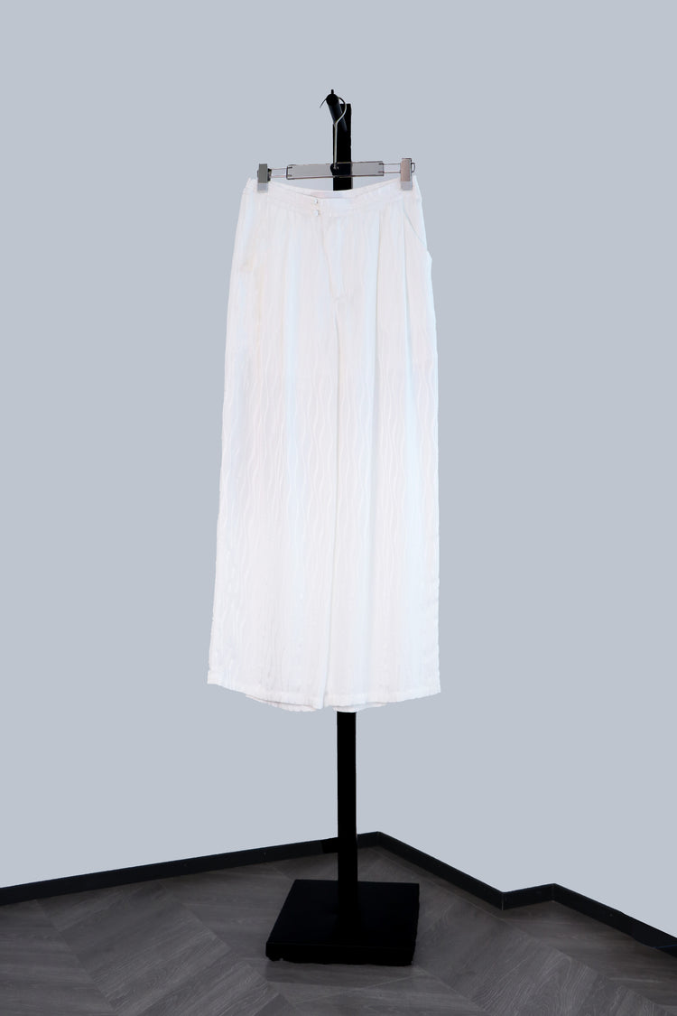 Ripple Jacquard Silk Pants 波紋真絲提花長褲
