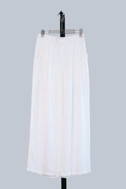 Ripple Jacquard Silk Pants 波紋真絲提花長褲