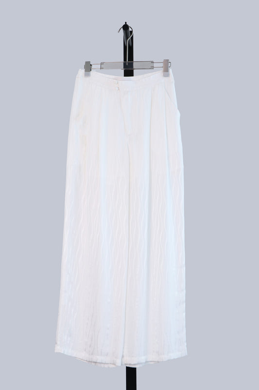 Ripple Jacquard Silk Pants 波紋真絲提花長褲