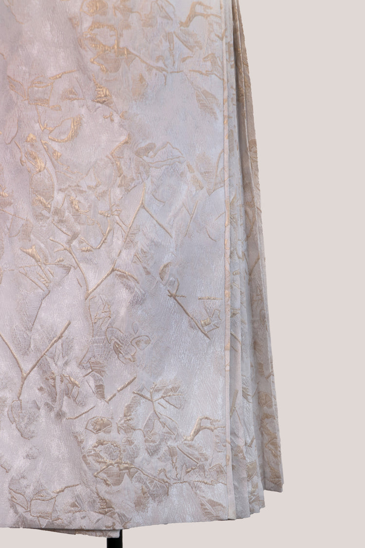 Golden Grain Brocade Mamian Skirt 玉穗織錦緞馬面裙