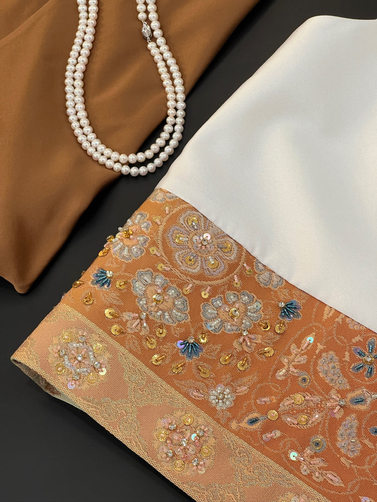 "Huameng" Nishijin Brocade Panel Vest (Exclusive Piece) 華夢西陣織拼接馬甲(孤品)