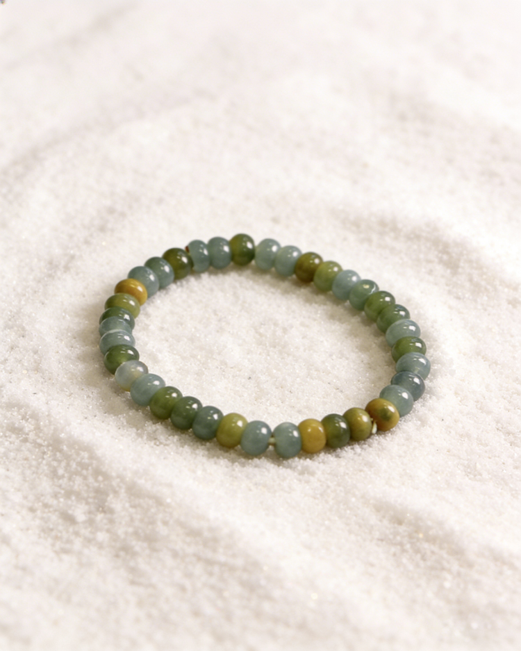 Verdant Jade Harmony Bracelet 綠玉清寧手串