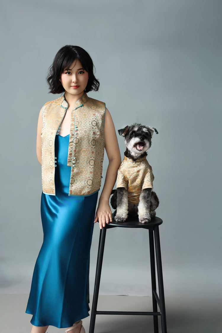 Autumn Golden Dog Vest 秋穗金色狗狗馬甲