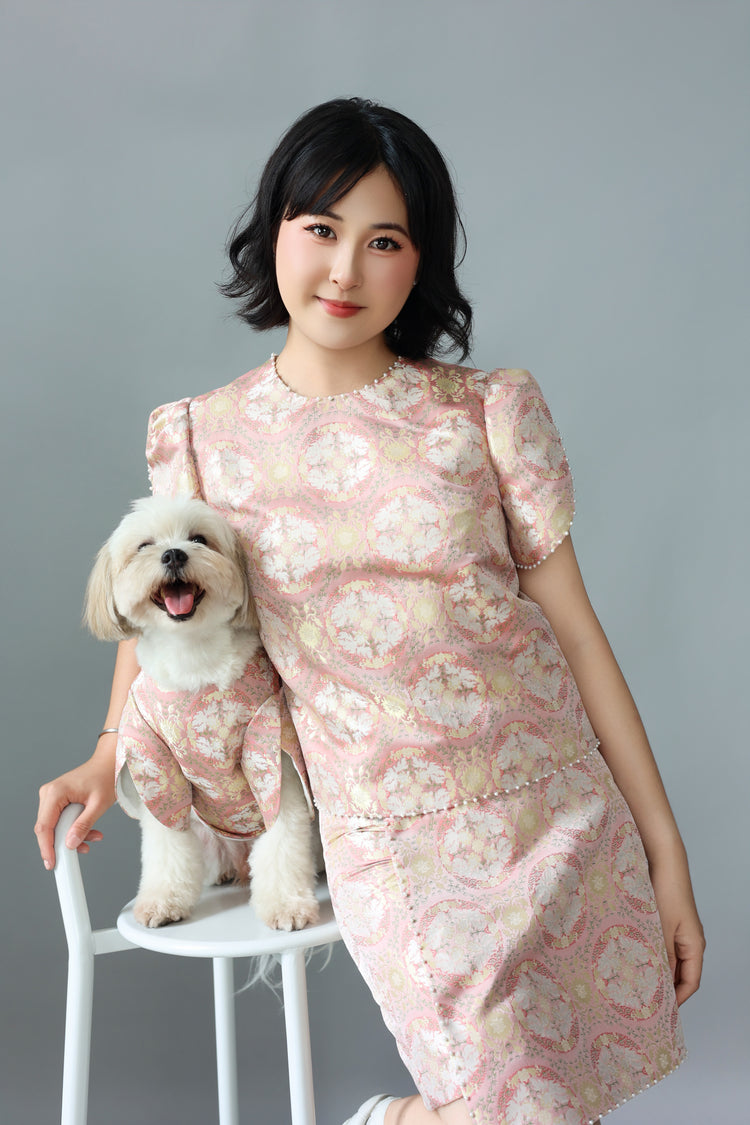 Spring Bud Dog Vest 春蕾粉色狗狗馬甲