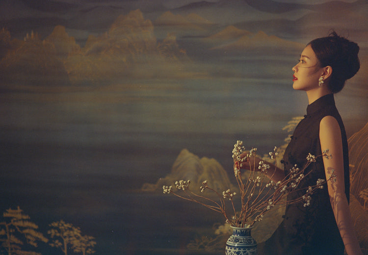 Loro Piana Suit Fabric Qipao Set | Loro Piana授權 全球唯一西裝面料旗袍套裝