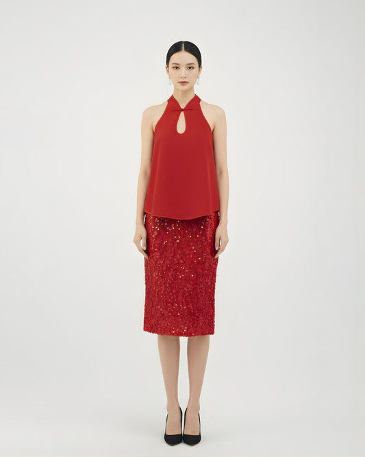 Crimson Radiance · New Chinese Style Set 赤華流光·新中式套裝