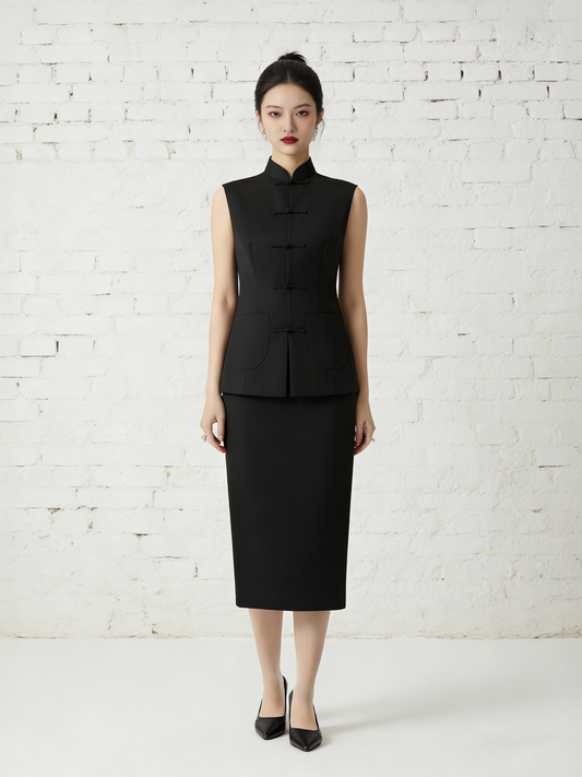 Loro Piana Suit Fabric Qipao Set | Loro Piana授權 全球唯一西裝面料旗袍套裝