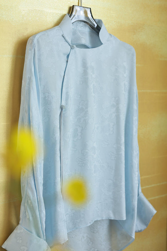 Floral Luo New Chinese-Style Shirt 花羅新中式襯衫