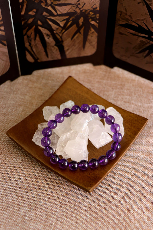 Amethyst Crystal Bracelet 紫晶水晶手串