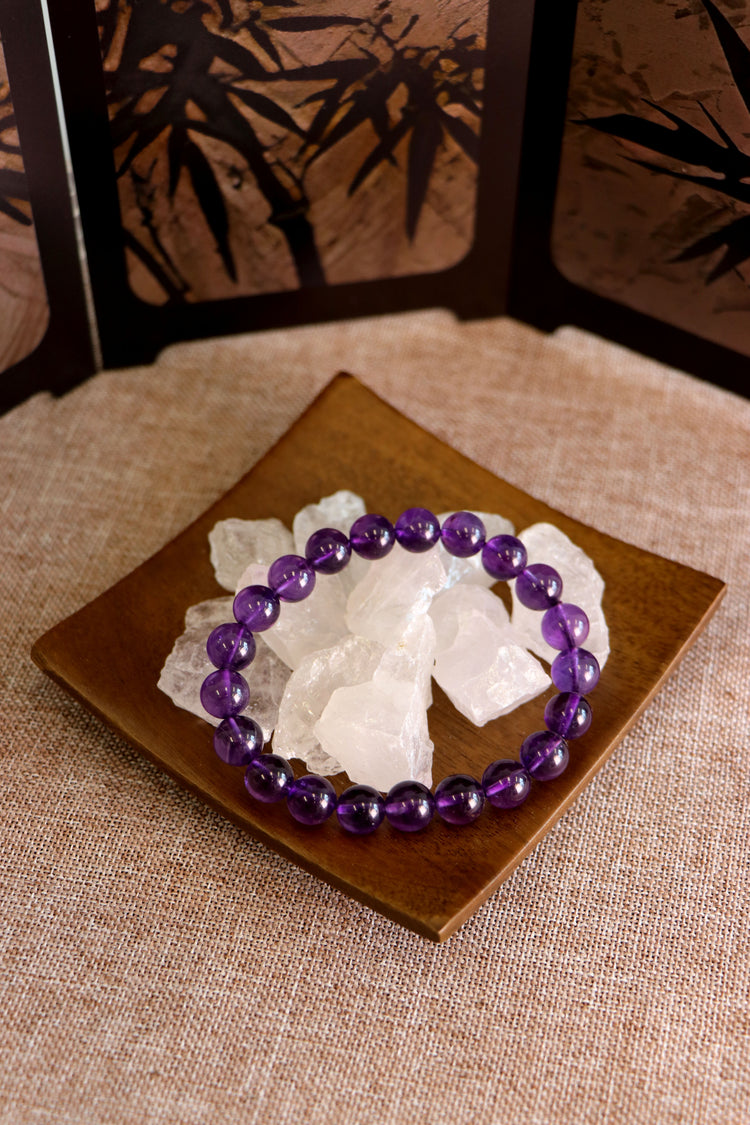 Amethyst Crystal Bracelet 紫晶水晶手串