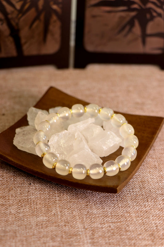 Champagne Amber Bracelet 香檳琥珀手串