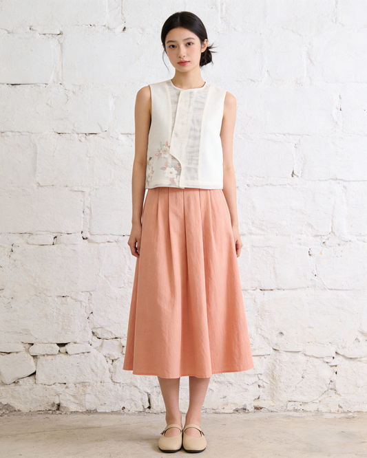 Huaxi · Kesi Embroidered Vest with Beadwork (Exclusive Piece) 花曦 · 缂丝绣珠中式马甲（孤品）