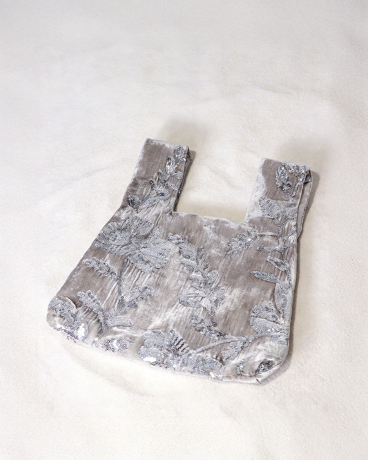 Silver Garden Velvet Tote 銀苑絨語提袋