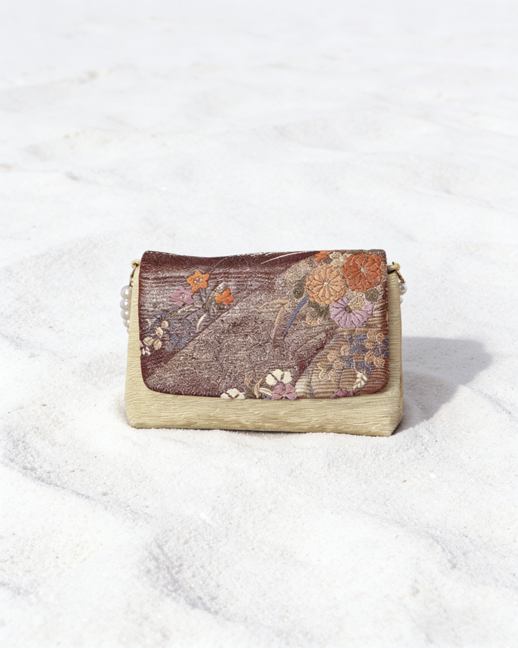 Amber Grove Brocade Clutch 琥光錦林手包