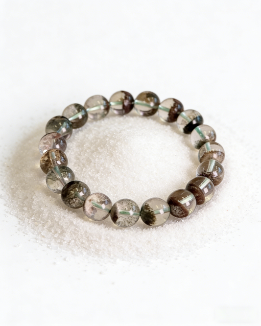 Verdant Phantom Quartz Bracelet 碧幽晶靈手串