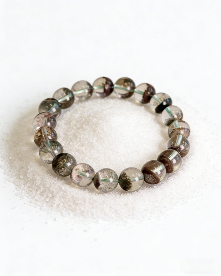 Verdant Phantom Quartz Bracelet 碧幽晶靈手串