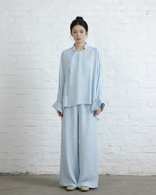 Floral Luo New Chinese-Style Shirt 花羅新中式襯衫