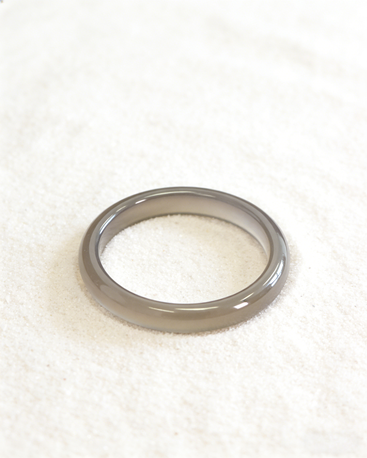 Stone Grey Agate Bangle 岩灰瑪瑙手鐲