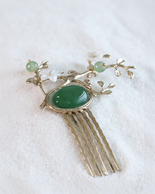 Spring Grove Agate Hairpin 春林玛瑙髮簪