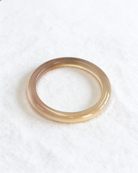 Apricot Tea Agate Bangle 杏茶瑪瑙手鐲