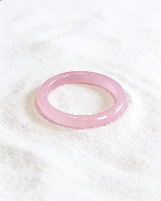 Peach Blush Agate Bangle 蜜桃瑪瑙手鐲